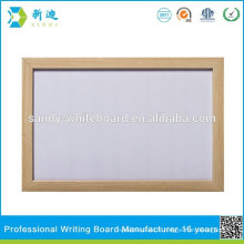 Tableau blanc non magnétique avec cadre en bois